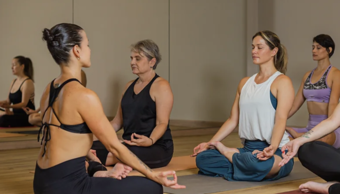 bikram yoga in smash hot yoga studio