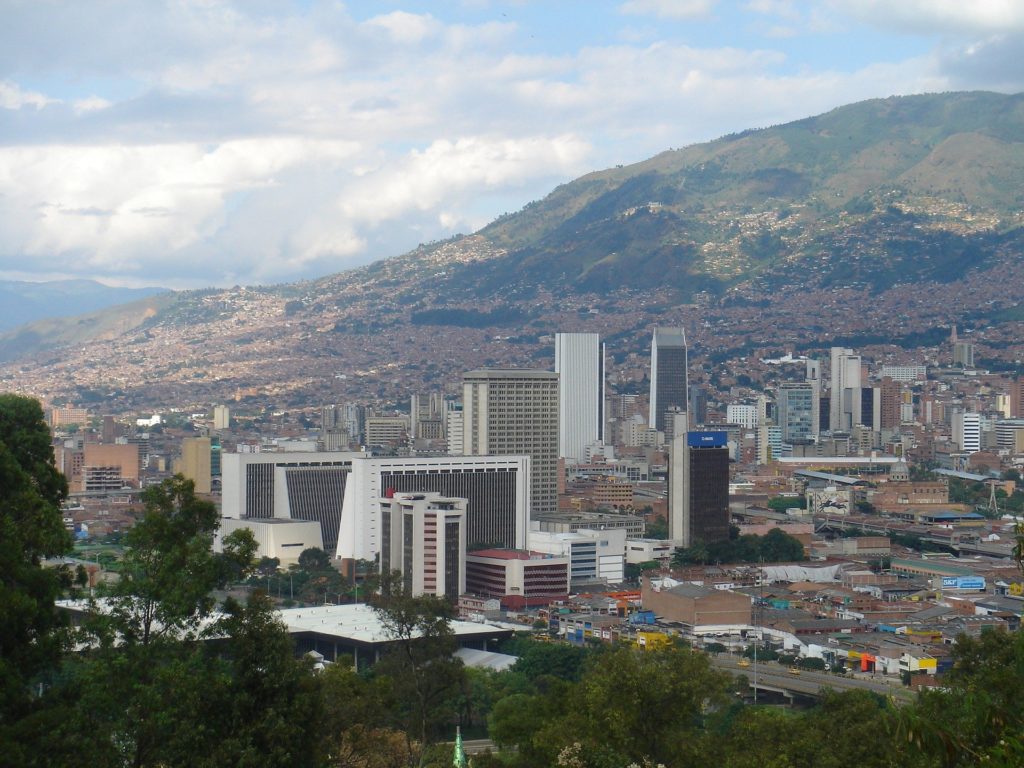 cityscape of medellin