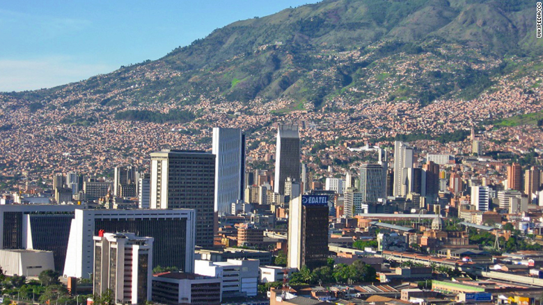 view of the city of Medellin