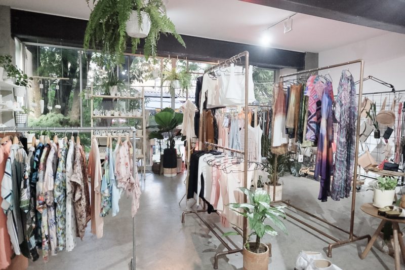 fashion store in manila neighborhood with many dresses for women