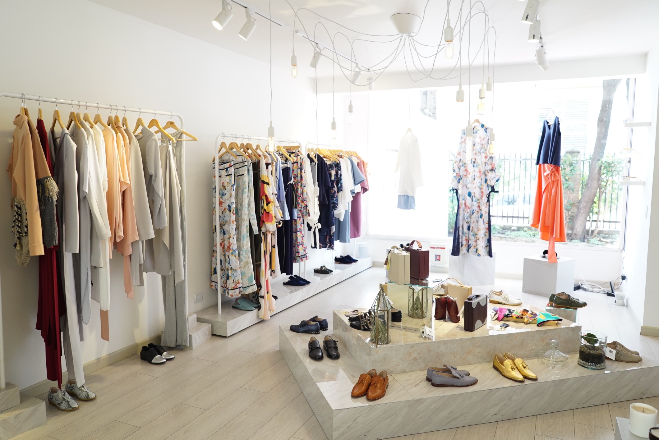 fashion store in manila neighborhood with many dresses for women