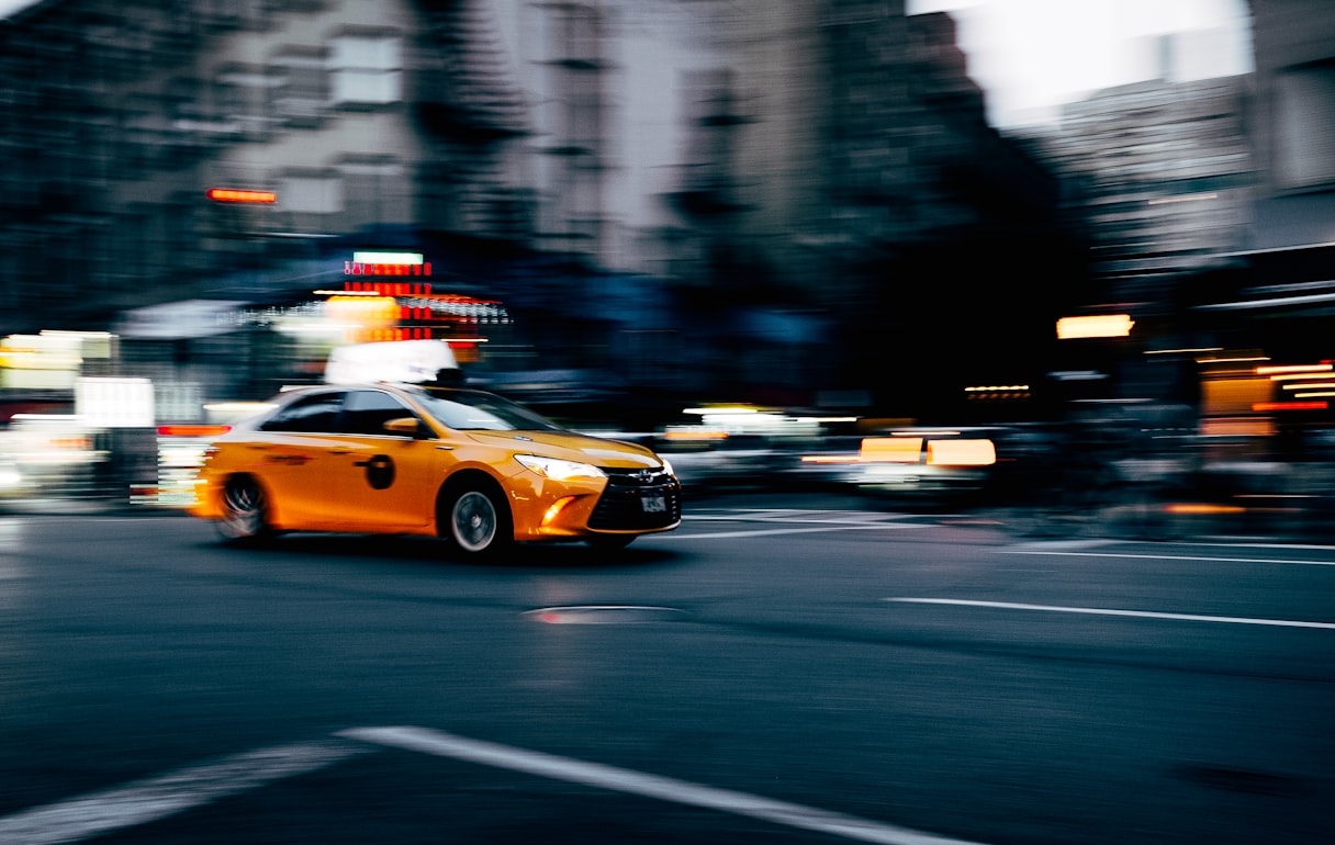 Taxis in Medellin

