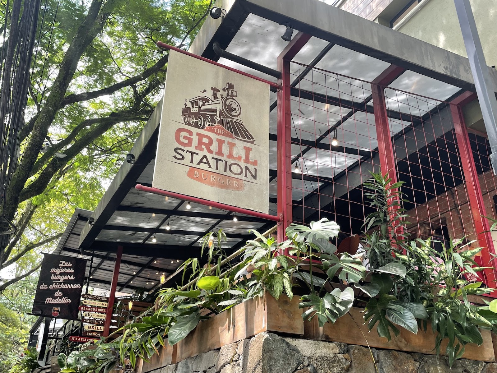 The Grill Station Burger

