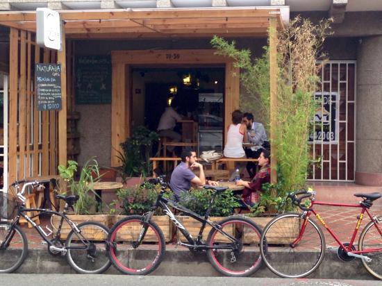People eating in a restaurant