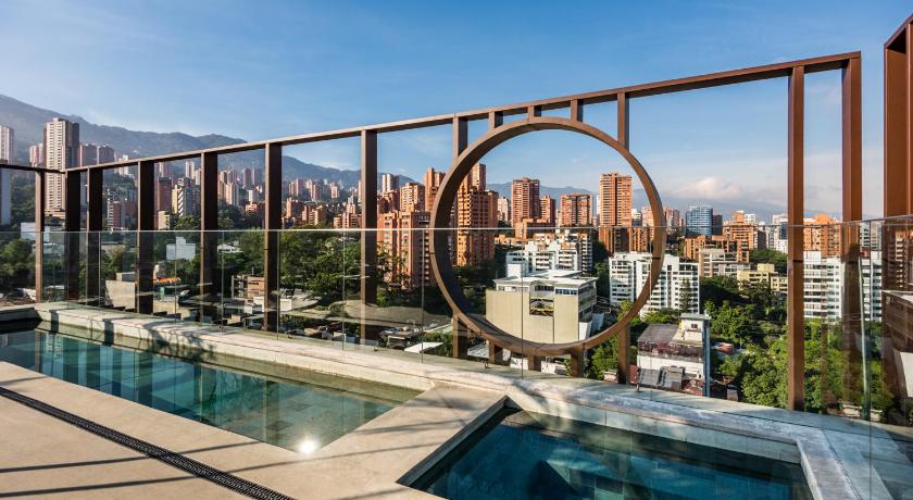 Rooftop pool at the Marquee