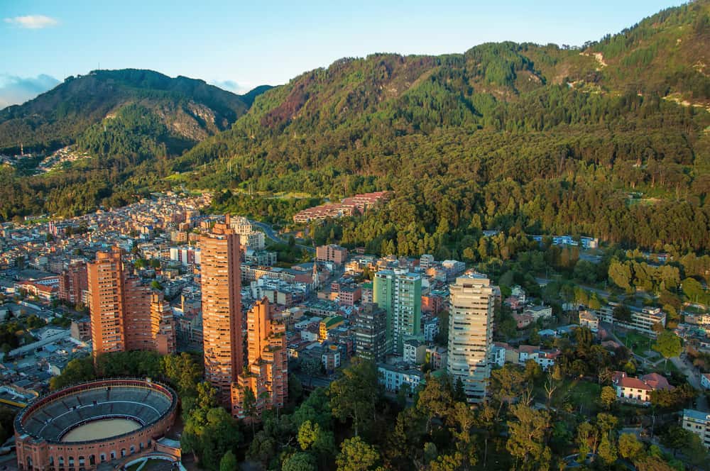 view of downtown bogota