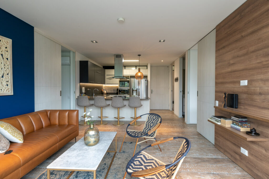 Fully furnished luxury 2-bedroom, 2-bathroom, with a spectacular view located in Poblado – Medellin